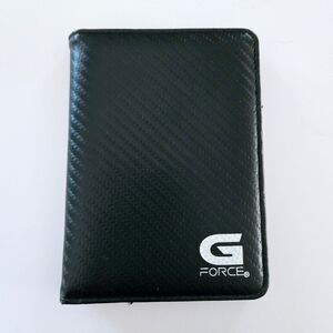 G-Force RFID Blocking Passport Wallet Holder ID Case Black